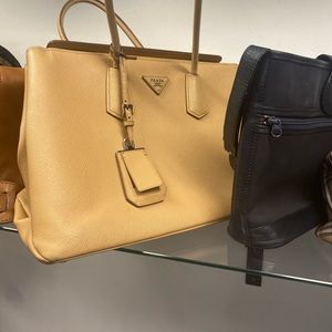 Now cleaned and re-dyed - AUTHENTIC Prada Saffiano Leath…